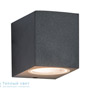 Иконка Zambelis E123 SCONCE GU10 GRAPHITE ALUMINIUM-GLASS DIFFUSER уличный настенный светильник