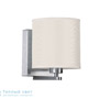 Иконка Zambelis H22 SCONCE 1L E14 SATIN-NICKEL METAL AND SHADE настенный светильник